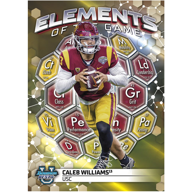 2023 Bowman's Best University Football Hobby Box - Collectible Trading Cards Set