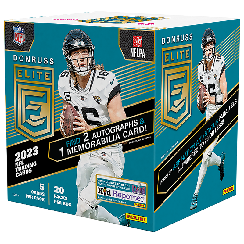 2023 Panini Donruss Elite Football Hobby Box - 10 Packs, Exclusive Collectible Cards