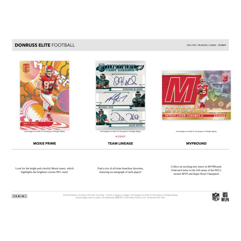 2023 Panini Donruss Elite Football Hobby Box - 10 Packs, Exclusive Collectible Cards