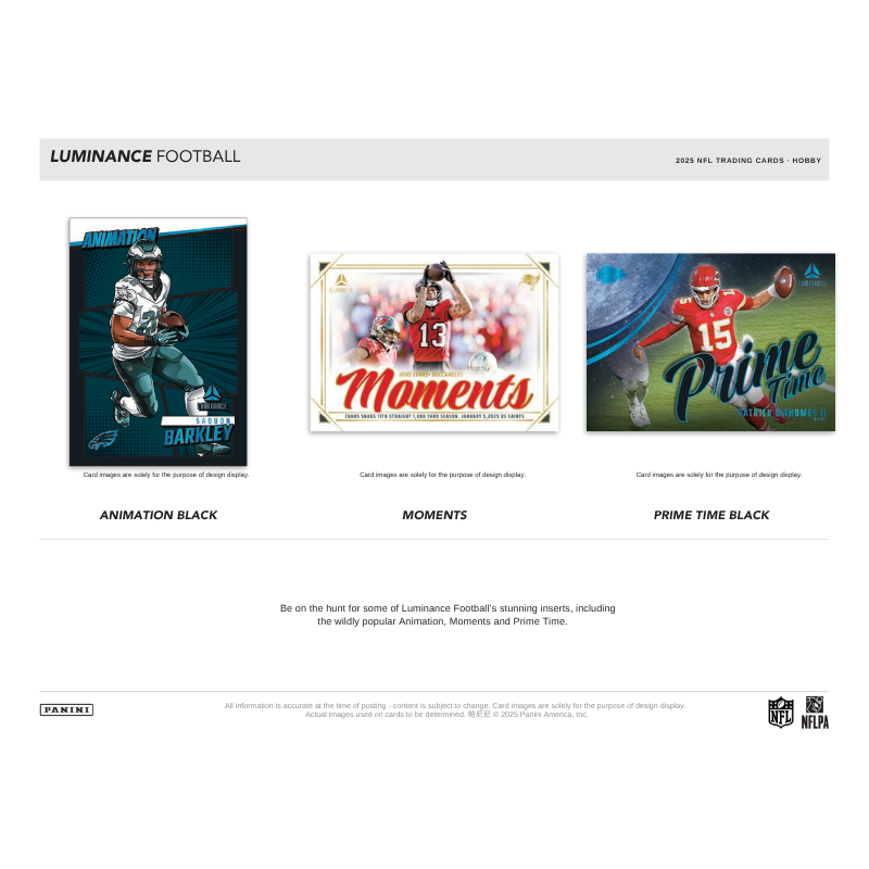 2025 Panini Luminance Football Hobby Case - 12 Boxes of Premium Collectible Cards