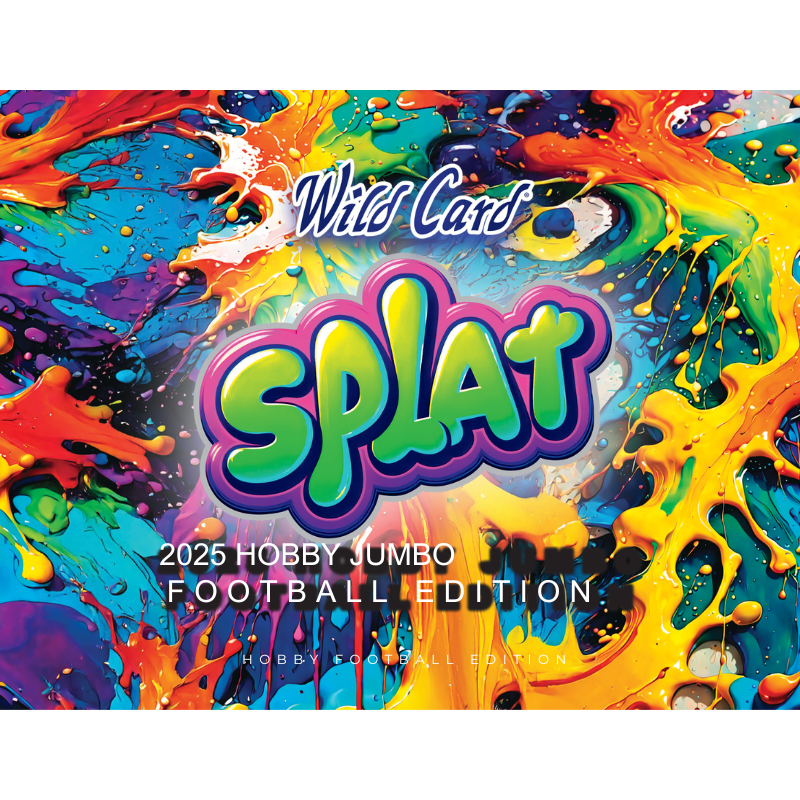 2025 Wild Card Splat Football Jumbo Hobby Box - Exciting Collectible Cards Set