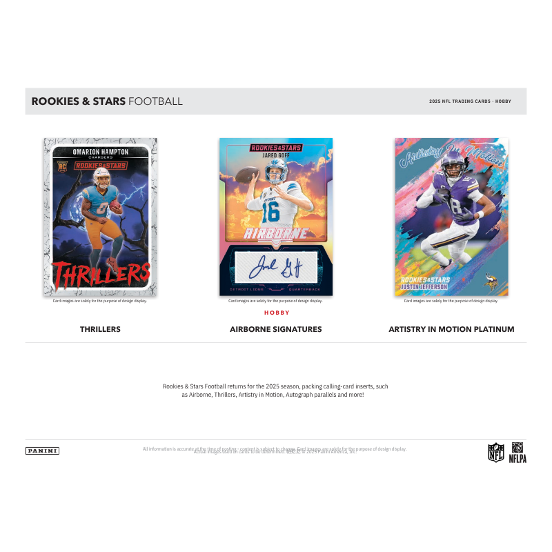 2025 Panini Rookies & Stars Football Hobby Case - 14 Boxes of Collectible Cards