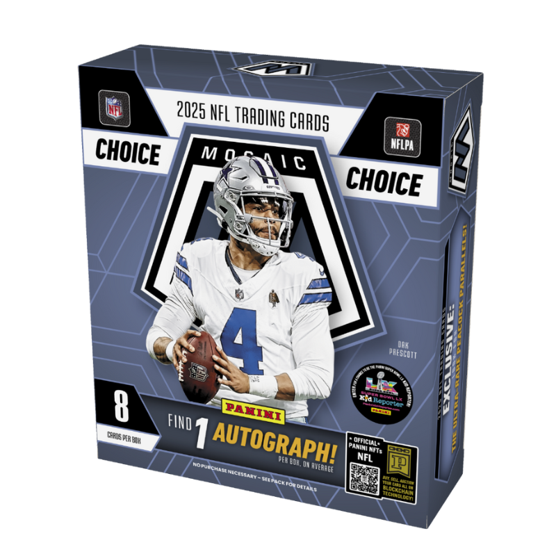 2025 Panini Mosaic Football Choice Box - Collectible Trading Cards Set