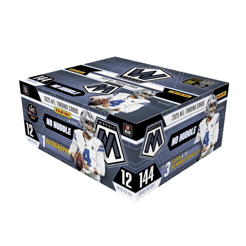 2025 Panini Mosaic Football No Huddle Box - Collectible Trading Cards Set