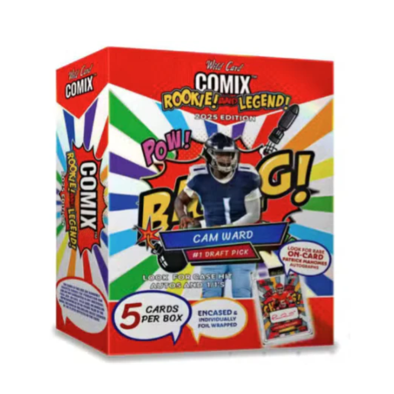 2025 Wild Card Comix Football Hobby Box - Rookies & Legends Edition