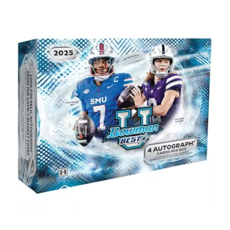 2025 Bowman University Best Football Hobby Case - 12 Boxes of Cards